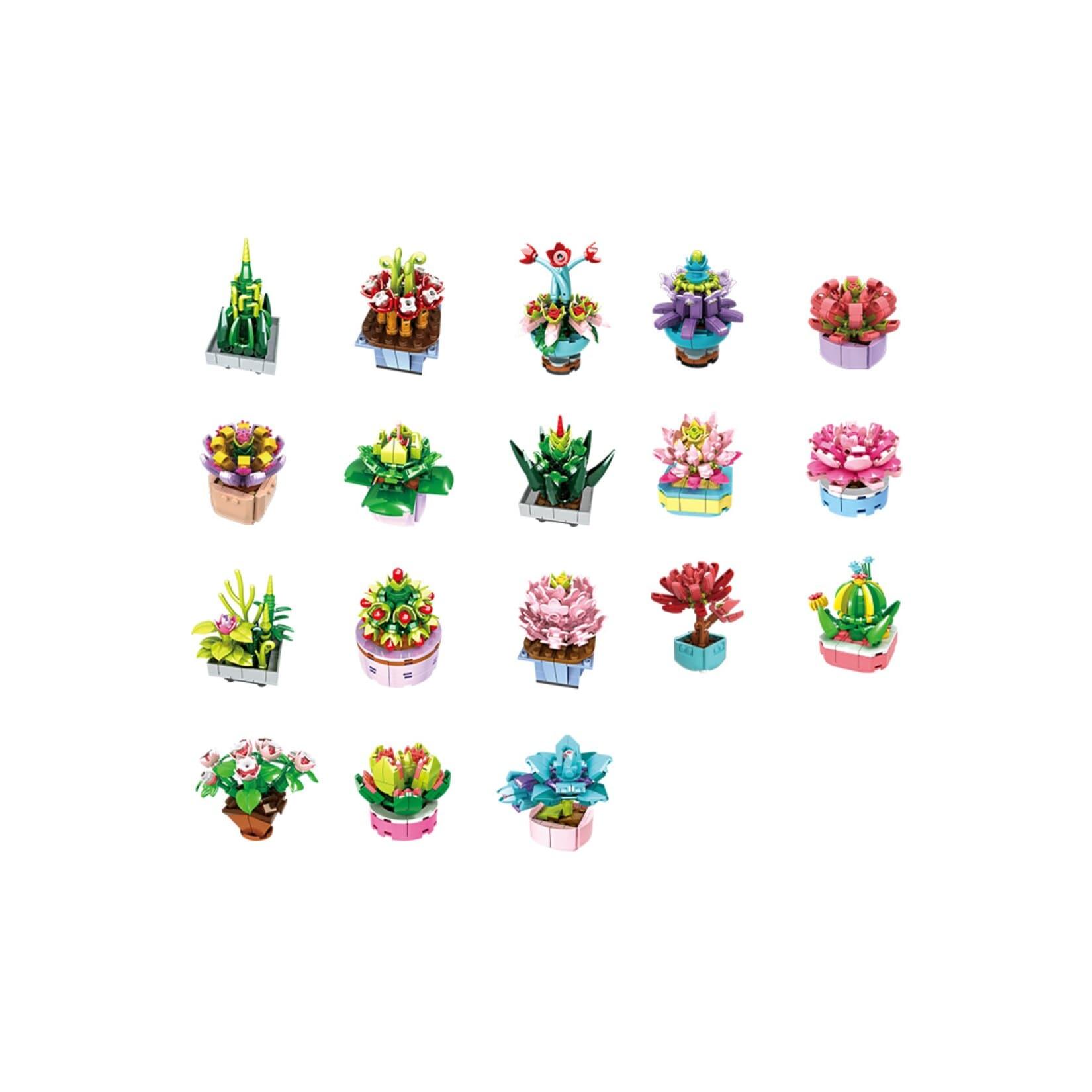 WOMA 8844 Sukkulenten Klemmbaustein Set 78 Teile ab 6