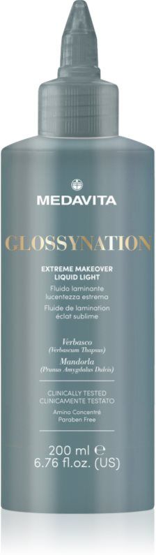 Medavita Glossynation Extreme Makeover Liquid Light Hydrating Deep Care for Dull Hair 200 ml
