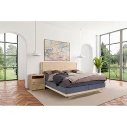 Boxspringbett Natura Vita 180 x 200 cm Holz Zirbe