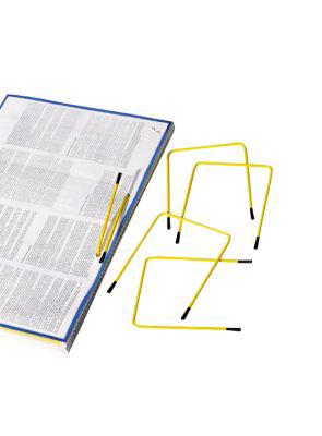 Archivbinder, Füllhöhe 80 mm, Draht, gelb, 10 Stück