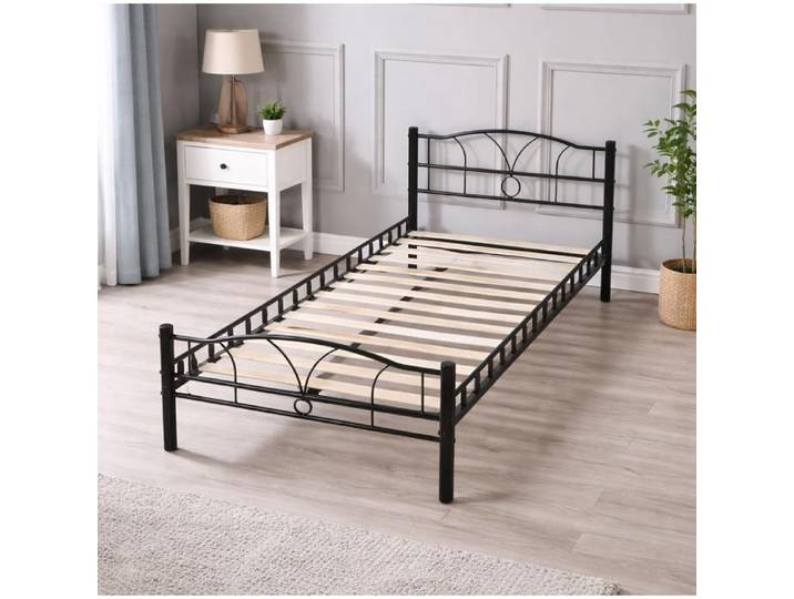 Lit Metal 80x190 - KING OF DREAMS - LIT MIKE NO - Confort Optimal - Design Moderne - 1 Place