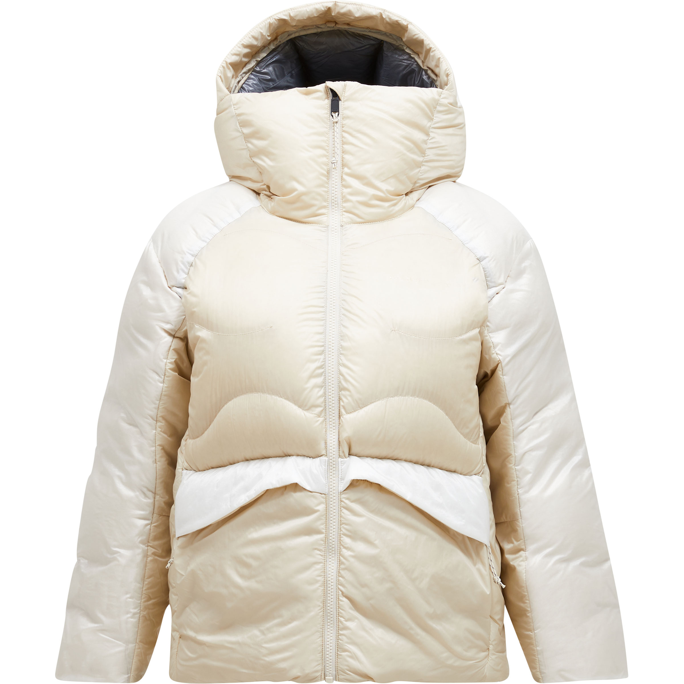 Peak Performance Helium Diamond Fuse Damen Isolationsjacke beige Größe L Lifestyle Widerstandsfähig Wasserabweisend