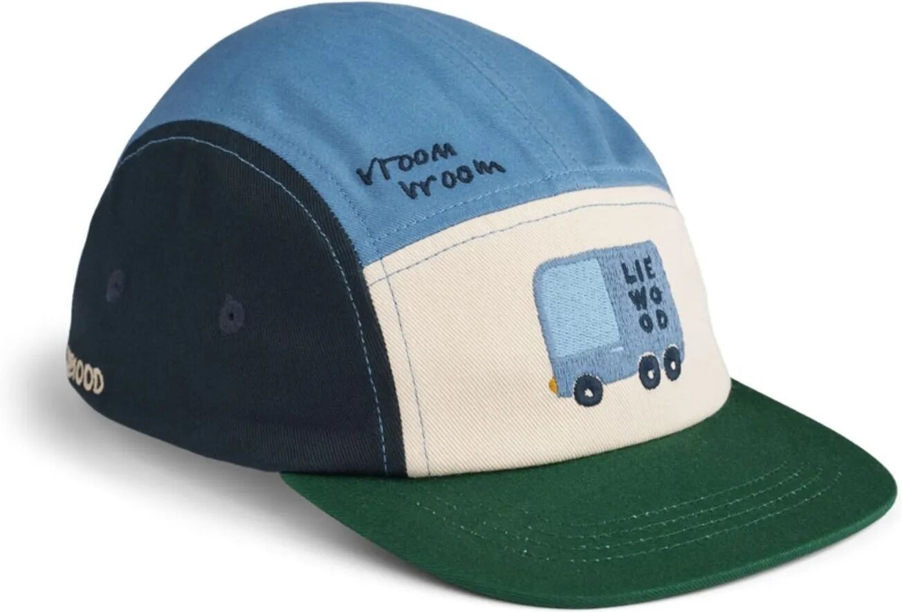 Liewood Casquette Rory Voiture Coton Bio Bleu 49 cm
