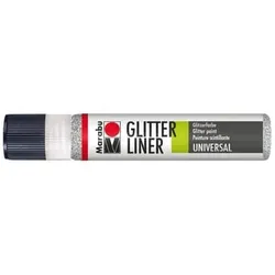 Glitter Liner, 25ml, silber