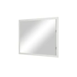 Spiegel  Paris , weiß , Glas,Aluminium,Holzwerkstoff , Maße (cm): B: 120,6 H: 99,5 T: 2.5