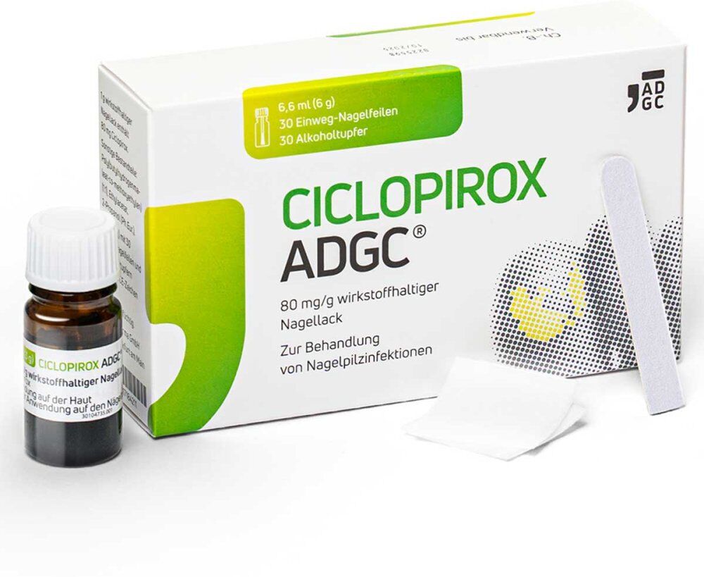 CICLOPIROX ADGC Nagellack bei Nagelpilz 80 mg/g 6.6ml