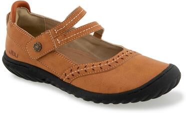 Women's Adeline Casual Mary Jane Flat by JBU in Tan (Size 6 M)