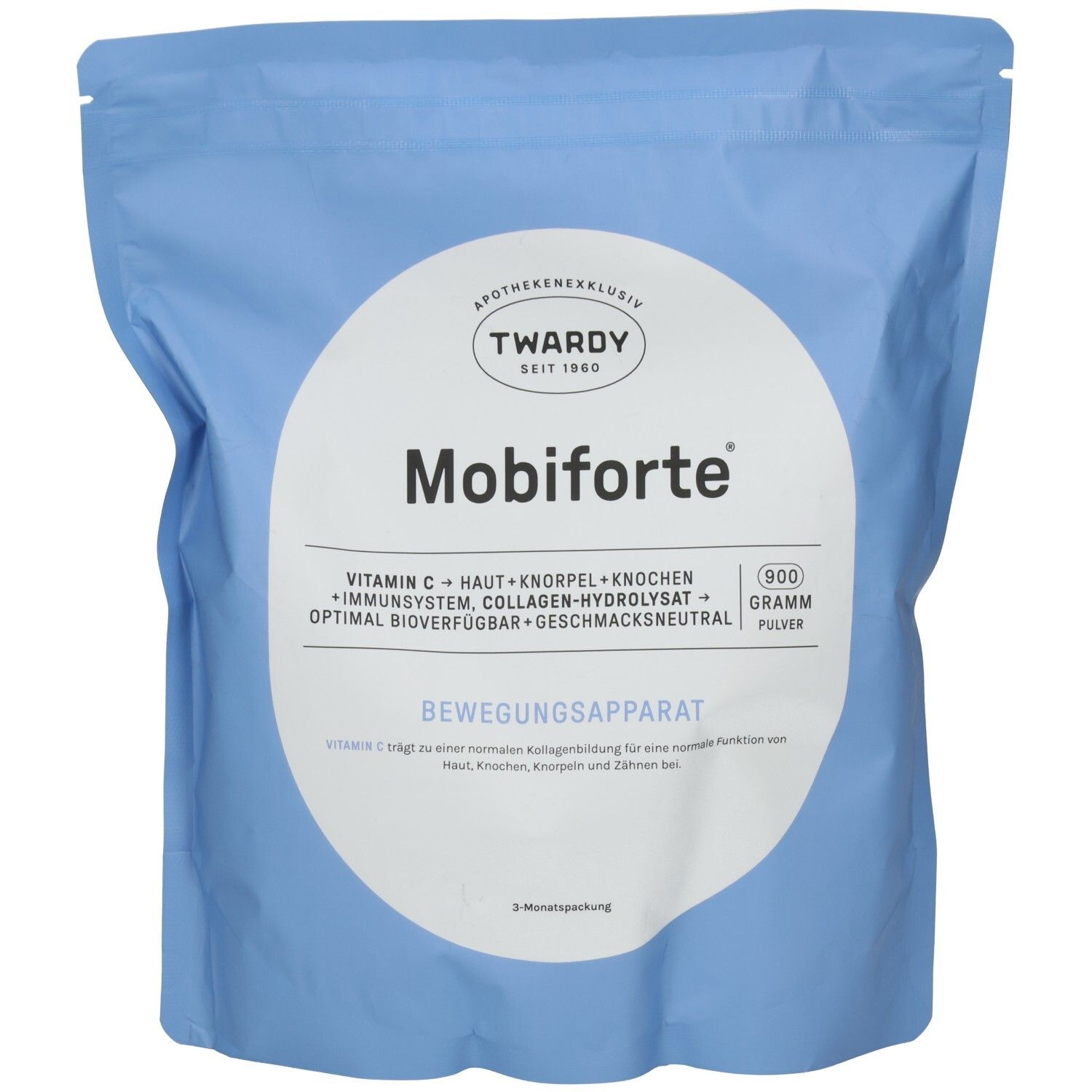 Mobiforte mit Hydrolysat und Vitamin C Pulver 900 g