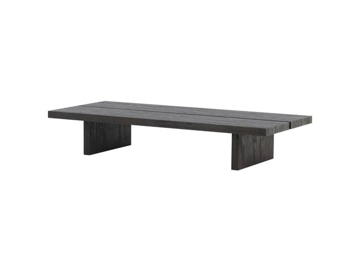 Livetastic Couchtisch, Schwarz, Holz, furniert, rechteckig, würfelförmig, 60x25x140 cm, Wohnzimmer, Wohnzimmertische, Couchtische