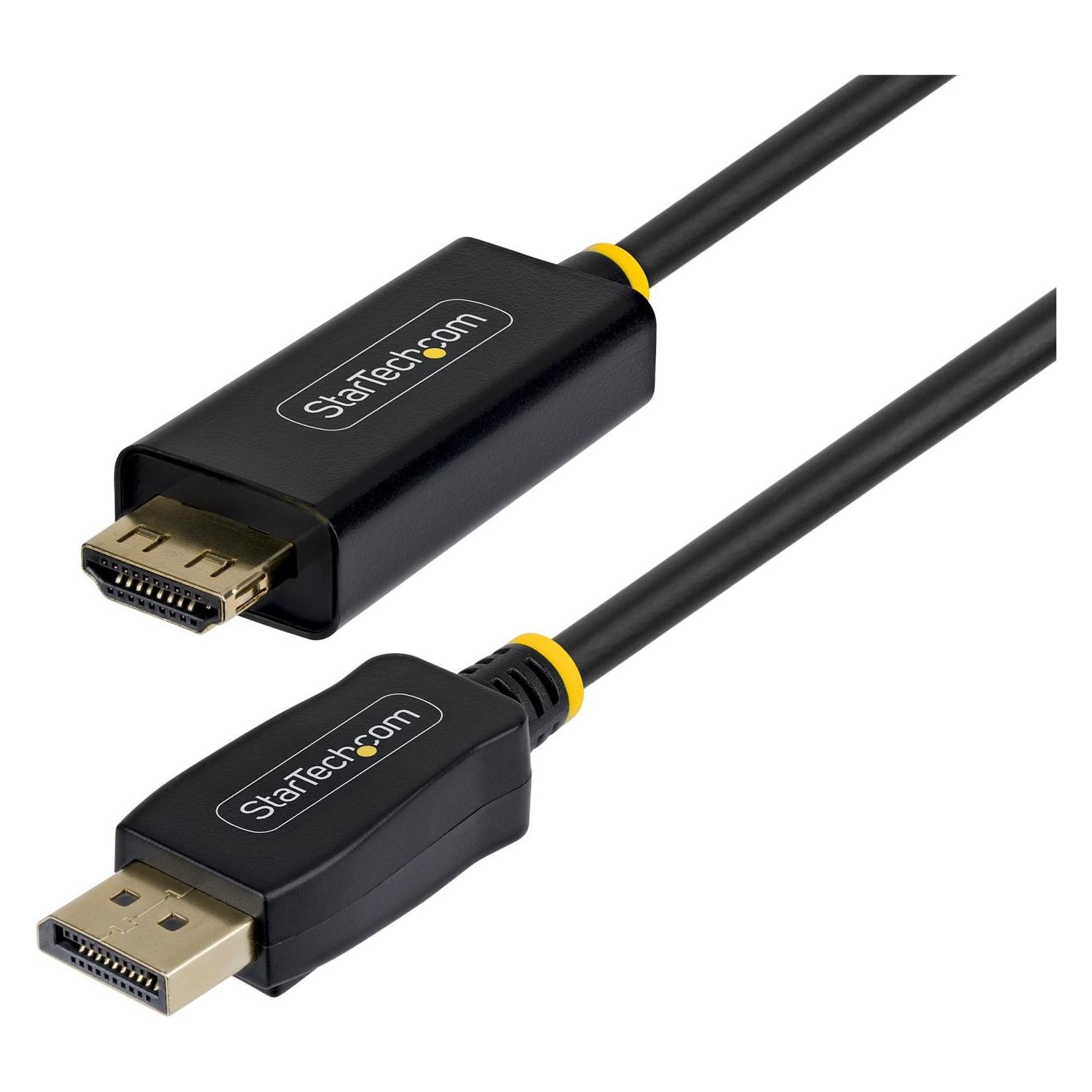 StarTech 1m DP To HDMI Adapter Cable. Nms Ns Cabl (1 m) (1M-DP-HDMI-4K60-HDR)