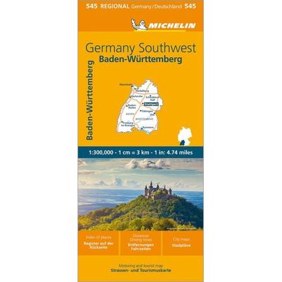 Michelin Baden-Württemberg, Karte von , Michelin, 978-2-06-726391-8