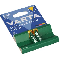 2x Akku AAA 1,2V 800mAh kompatibel Telefon AEG Eclipse 15 Prism 15 Voxtel D500