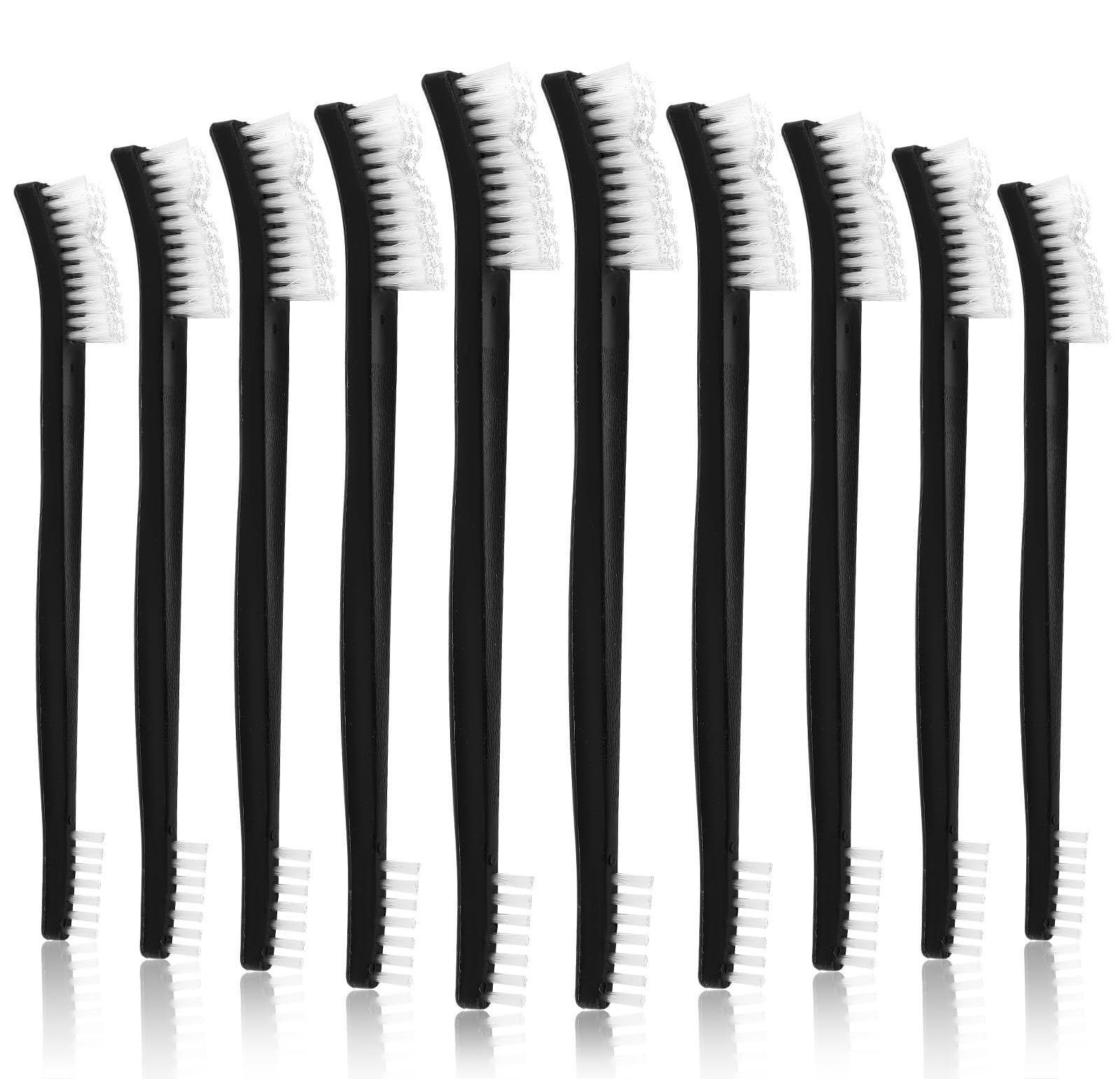 Dripio Reinigingsborstelset van 10 stuks, dubbelzijdig nylon, 17 cm, voor keuken en badkamer