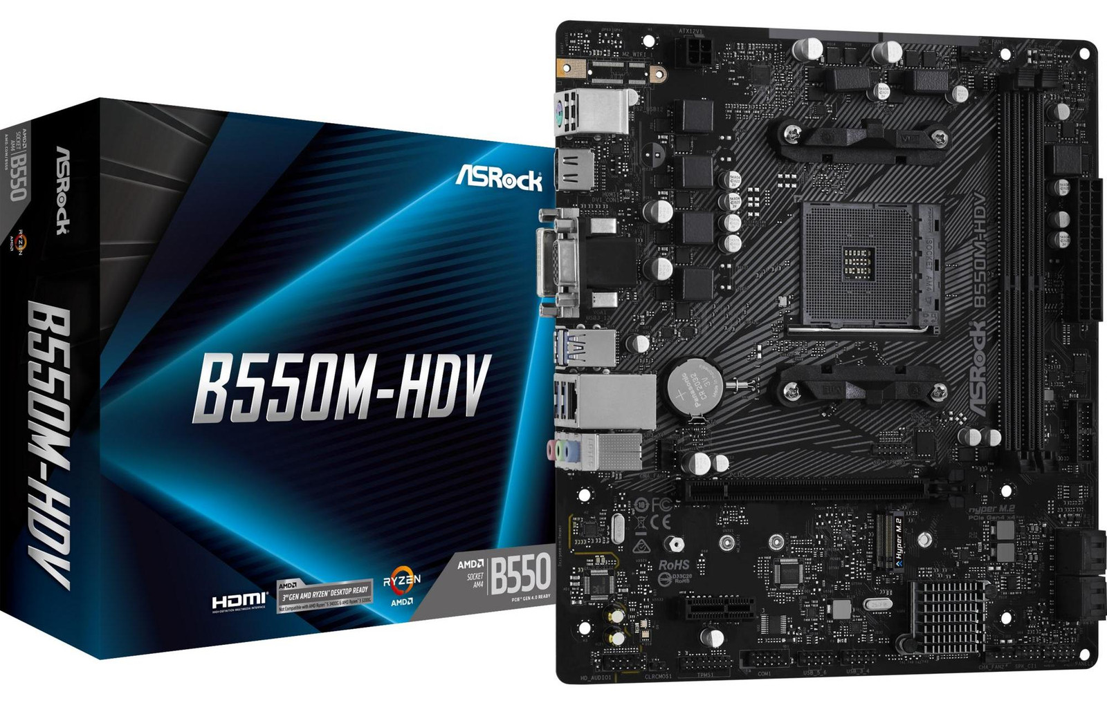 ASRock B550M-HDV Motherboard
