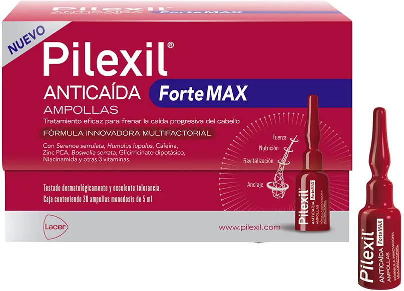 Pilexil Fortemax Anti-Hair Loss 20 Ampoules 5 ml