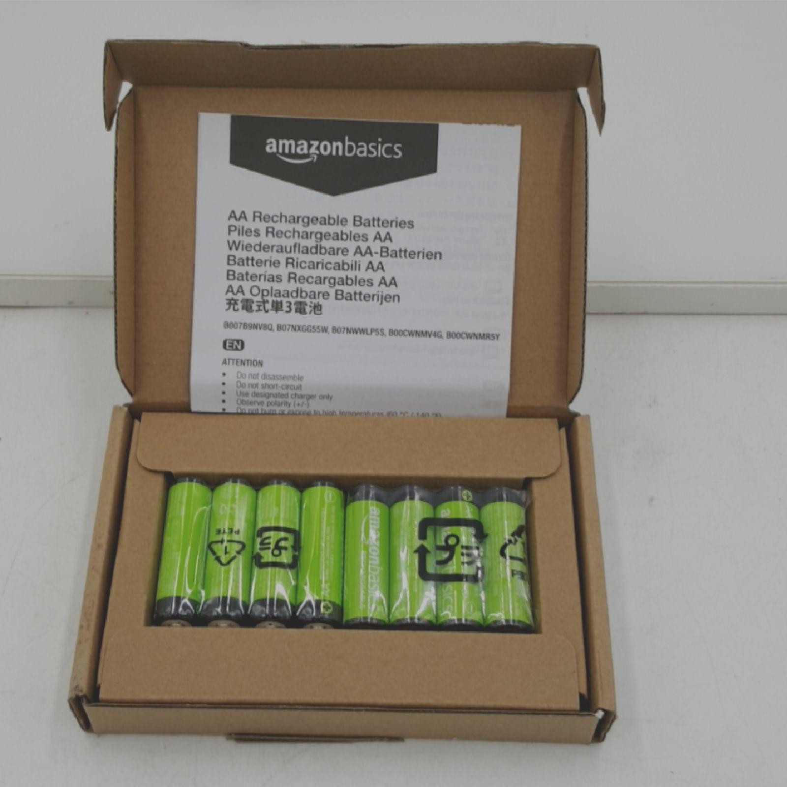 Amazon Basics AA-batterijen oplaadbaar NiMH 8 stuks