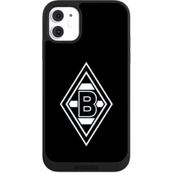 Nivocase Handyhülle für Apple iPhone 11 Hülle NIVOpure Case Schwarz Borussia Mönchengladbach Gladbach (Apple iPhone 11), Smartphone Hülle, Schwarz