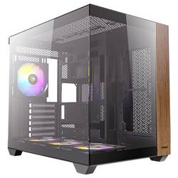 Antec CX800 Wood Midi-Tower Gaming-Gehäuse Schwarz, Holz Staubfilter 0-761345-10137-0