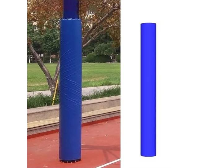 Basketball Pfostenpolster Schaumstoff-Polster für den Außenbereich, wetterfeste Schutzpolster für Volleyball-Stangen, UV-beständige Schutzpolster für Basketballkörbe(Blue,Dia 6.5in/16.5cm pole)