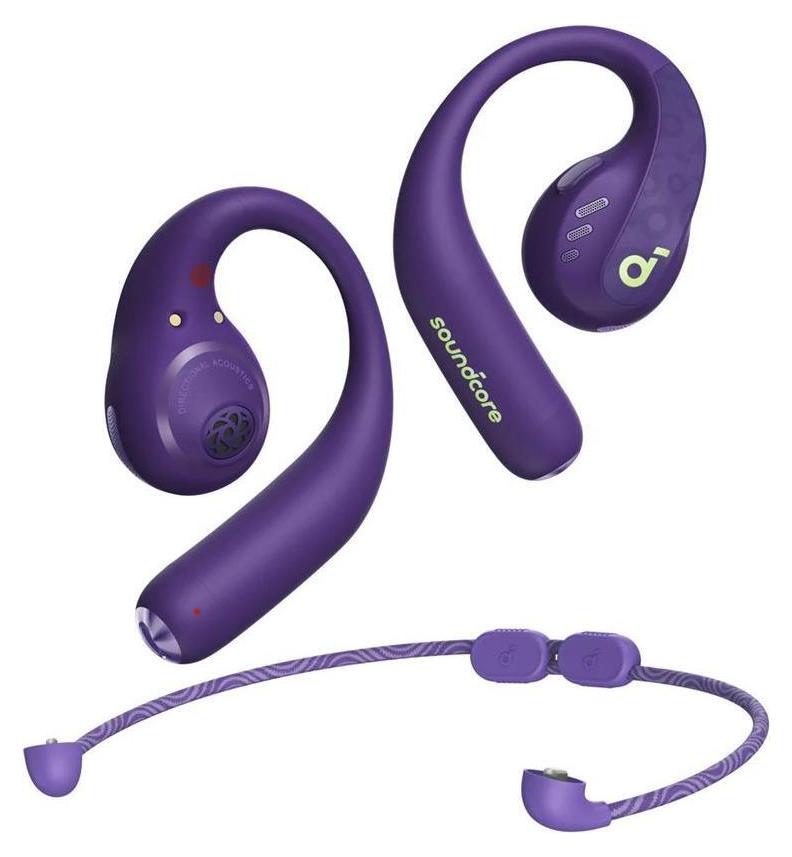 Soundcore AeroFit Pro, Kabellos, Anrufe/Musik/Sport/Alltag, Kopfhörer, Violett