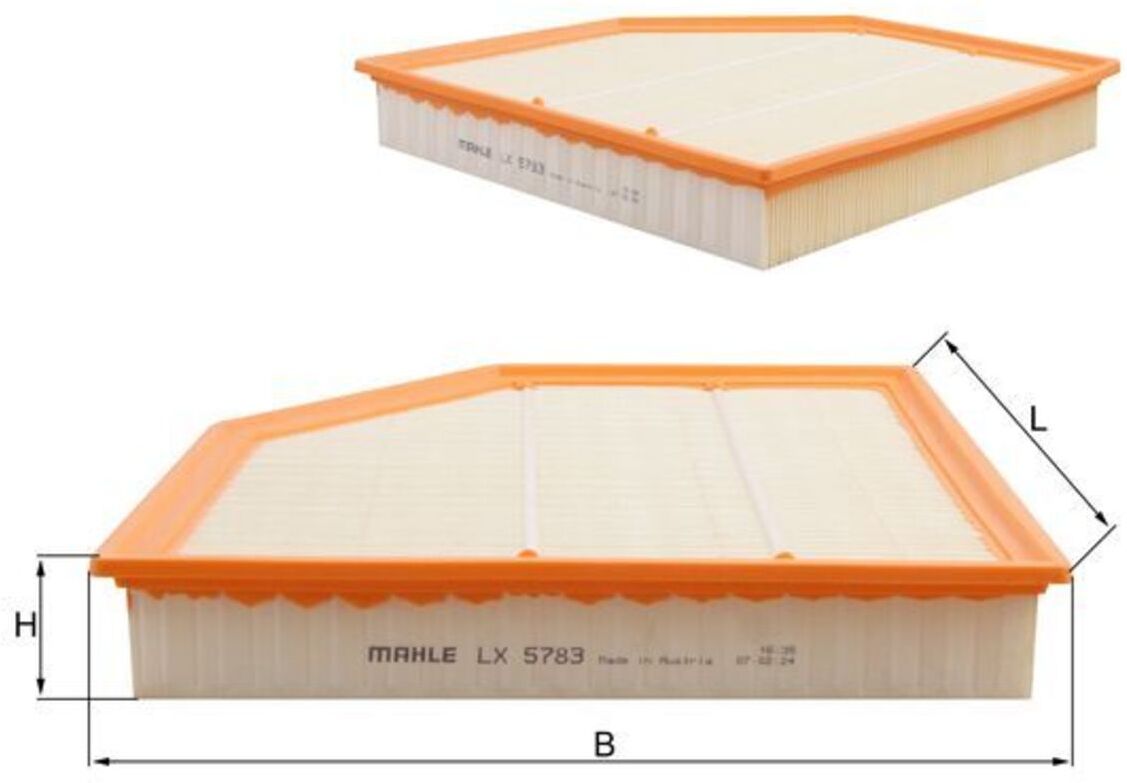 Ilmansuodatin Knecht Lx 5783