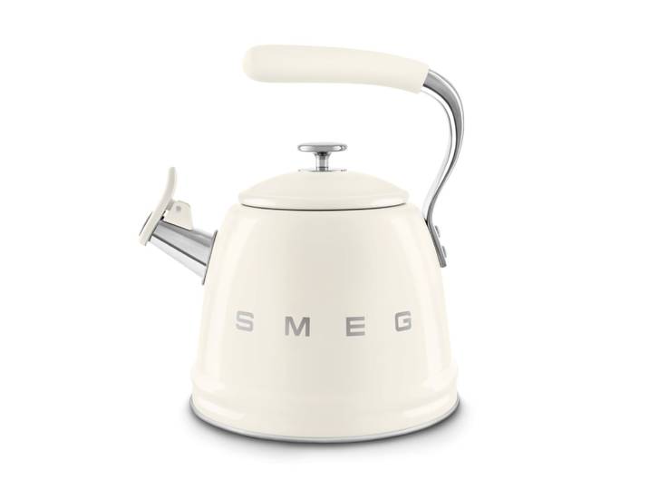 Bouilloire sifflante vintage 2,3l crème smeg