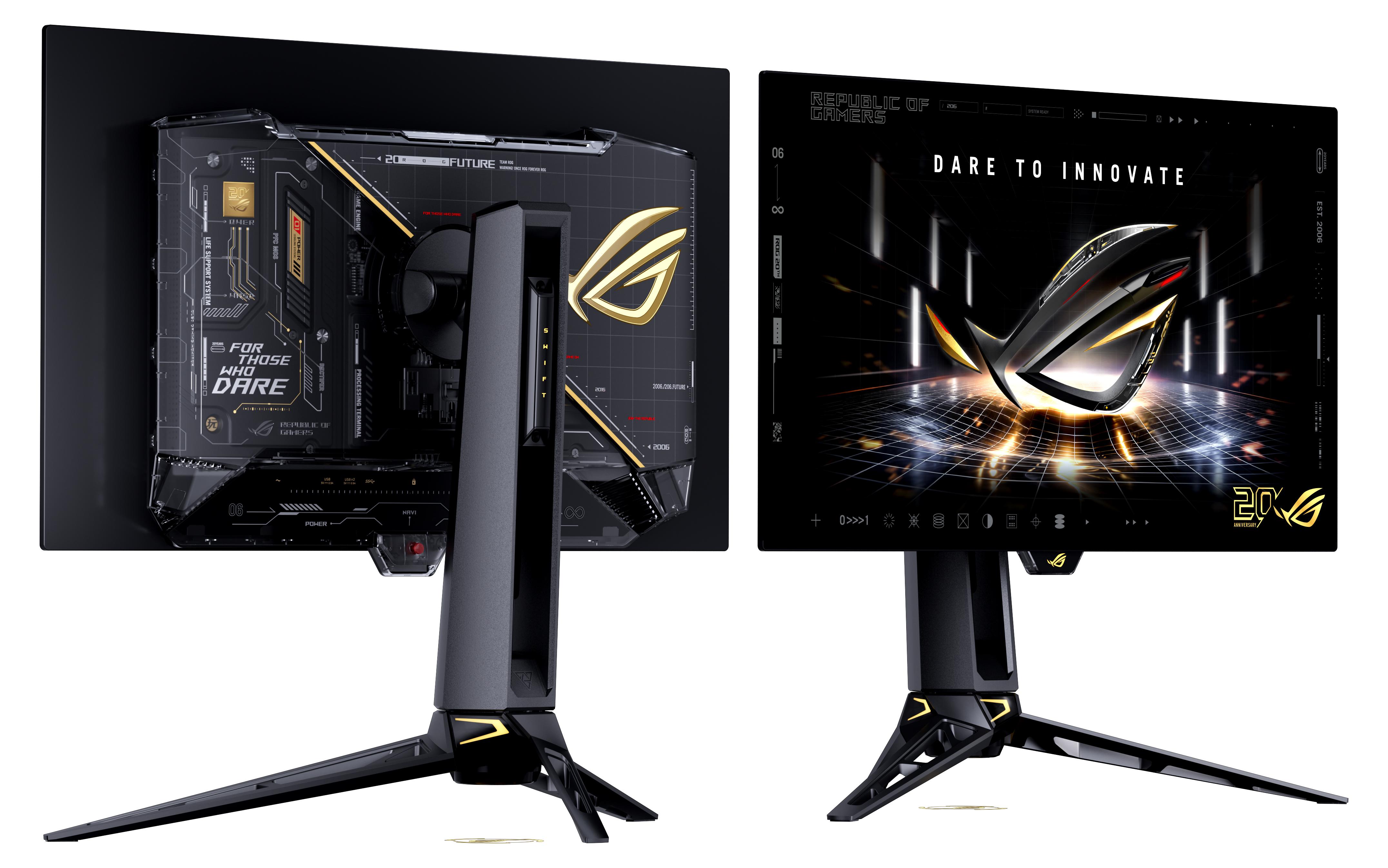 ASUS ROG Swift OLED PG27AQWP-G EDITION 20, 67,3 cm (26.5"), 2560 x 1440 Pixel, Wide Quad HD, OLED, 0,02 ms, Schwarz