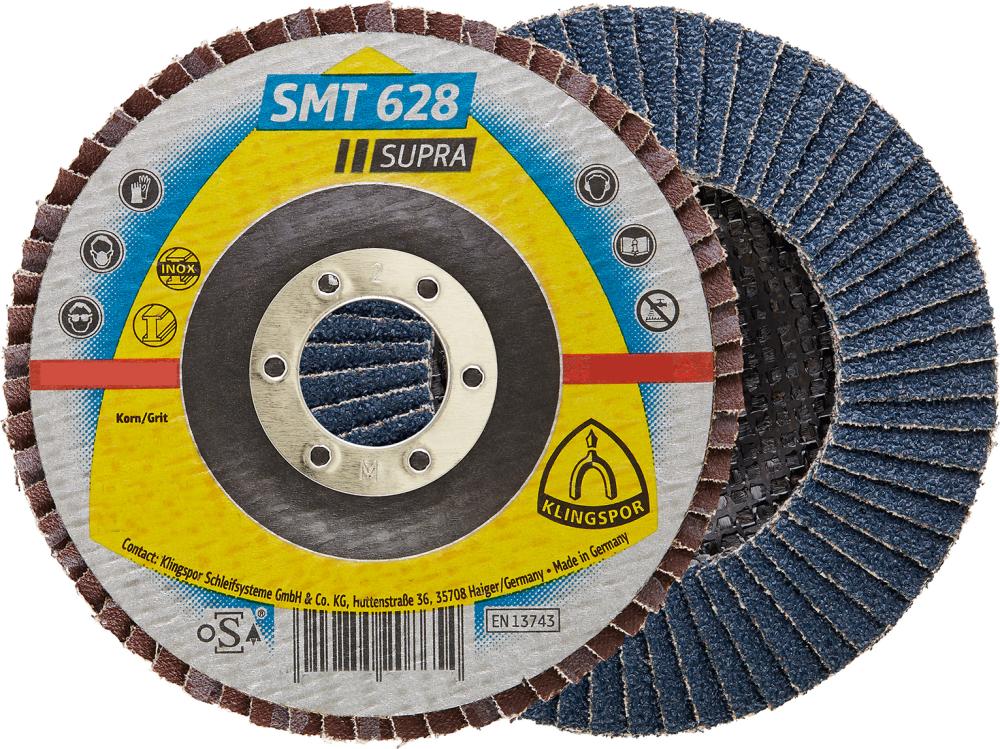 KLINGSPOR Fächerschleifscheibe SMT 628 Supra, gerade