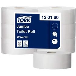 kaiserkraft, Toilettenpapier, Toilettenpapier, Industrie-Jumborolle (6 Stk.)