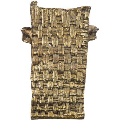 Schirmständer GILDE, gold (goldfarben), B:26cm H:39,5cm T:11cm, Aluminium, Regenschirmständer, Schirmständer, Eingangsbereich, Flur, Aufbewahrung, Regenschirm, Wohnaccessoire