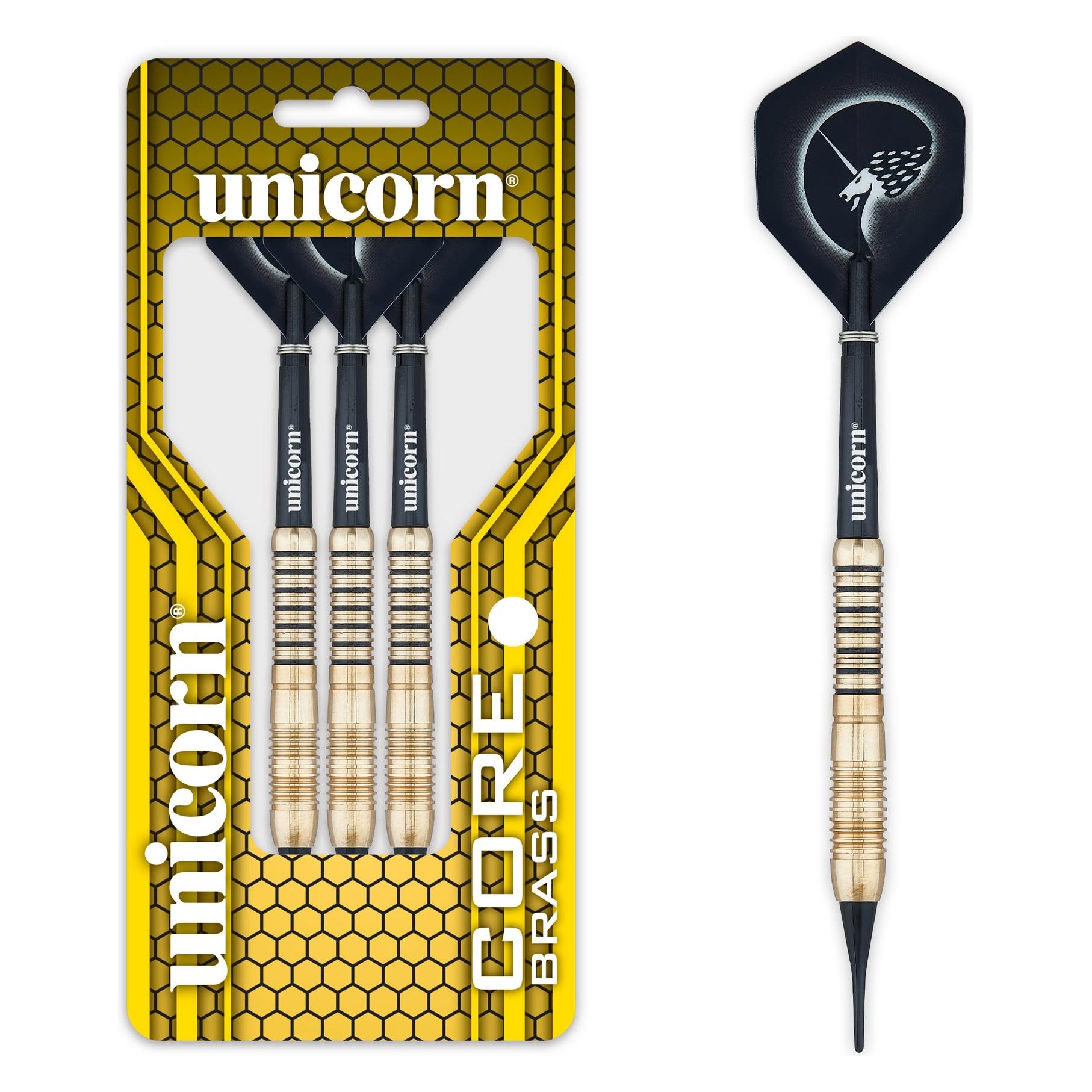 Unicorn Core Brass Soft Darts 1 Satz (16 g) (03977)