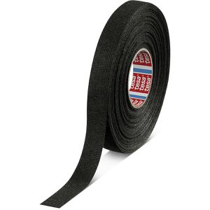 Tesa Gewebeband 51608-00009-00, PET-Vlies, schwarz, 15mm x 25m