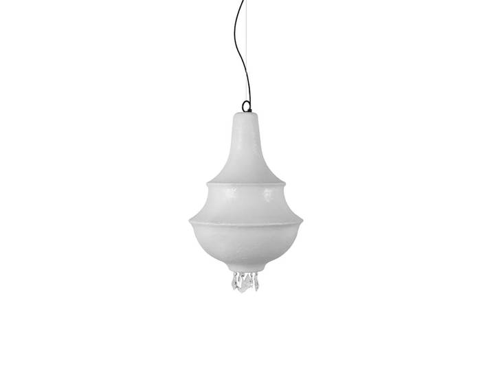 KARMAN lampe à suspension LADY D pour l'extérieur (48 cm - H. 78 cm - Fibre de verre)