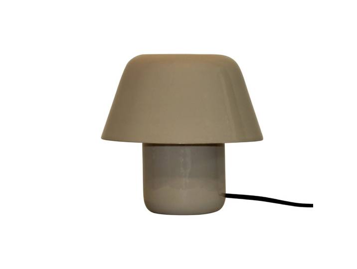 Lampe de table fer gris chaud 20x20x19cm
