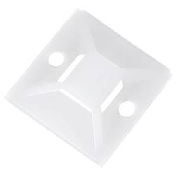 TRU COMPONENTS Befestigungssockel 1571804 4fach einfädeln Transparent 50 St.