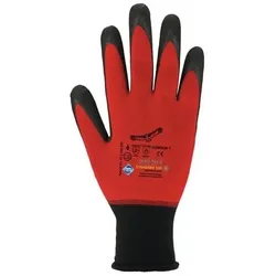 Asatex Handschuhe Condor Gr.11 rot/schwarz 98% PA/2%EL EN 388,EN 407 PSA II