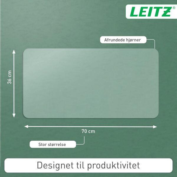Leitz Skriveunderlag   36x70 Cm   Transparent