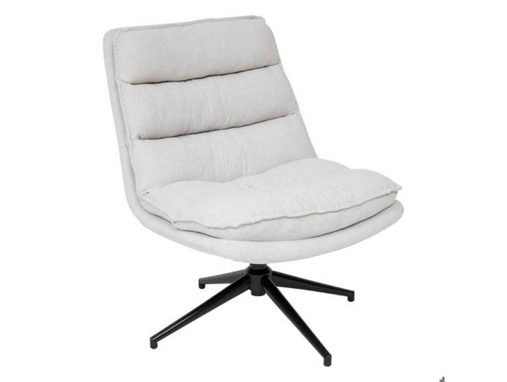Fauteuil pivotant  Harper  lin - Atmosphera Créateur d'intérieur