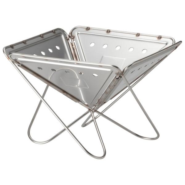 Snow Peak - Pack & Carry Fireplace - Trockenbrennstoffkocher Gr L metallic