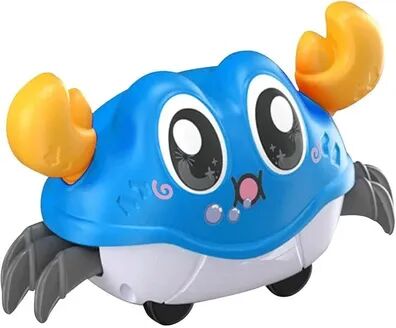 Multisell Products Hub Interactive Walking Double Force Crawling Crab Tummy Time Baby Sensory Toy, Infant Crawl Development blue