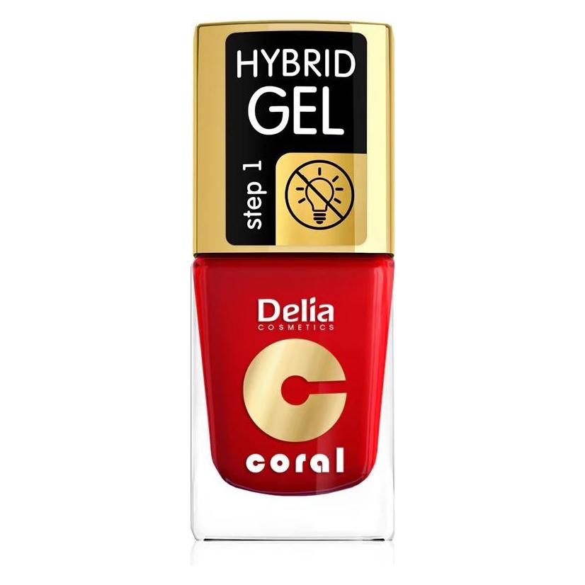 Delia Cosmetics Coral Nail Enamel Hybrid Gel (Rot) (32363569)