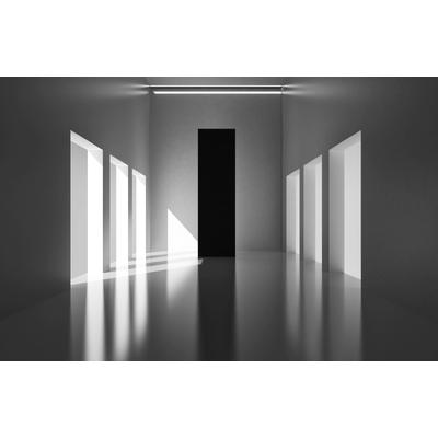 Fototapete PAPERMOON "Photo-Art ANTONYUS BUNJAMIN (ABE), LICHT UND DIMENSION", bunt, B:5m L:2,8m, Vlies, Tapeten