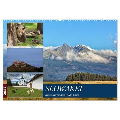Slowakei - Reise durch das wilde Land (Wandkalender 2027 DIN A2 quer), CALVENDO Monatskalender