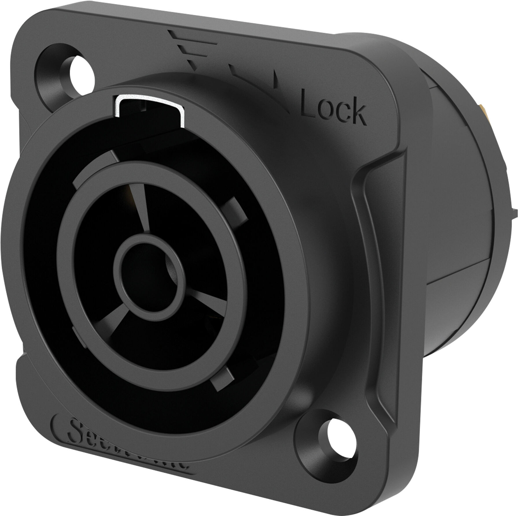 Seetronic Power Pro True Outlet Chassis Connector – Buchse Mit Verriegelung, 16 A Netzanschluss