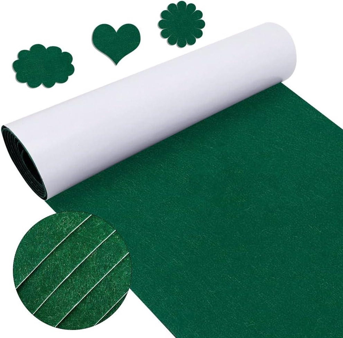 Viltrol Zelfklevend Vilt - Groen - 220 x 40 cm