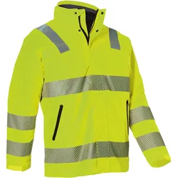 Warnschutz Regenparka 2in1 "REFLECTIQ" - M - gelb