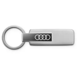 Audi Schlüsselanhänger Edelstahl silber 3182501800
