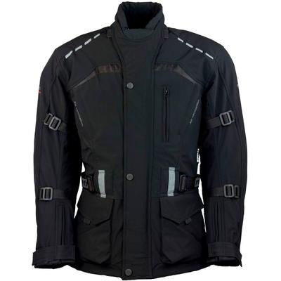 Motorradjacke ROLEFF "RO 1512" Gr. S, schwarz, Jacken, S, Obermaterial: 100% Polyester. Innenfutter: 100% Polyester, 8 Taschen, 4 Belüftungslöcher, mit Sicherheitsstreifen