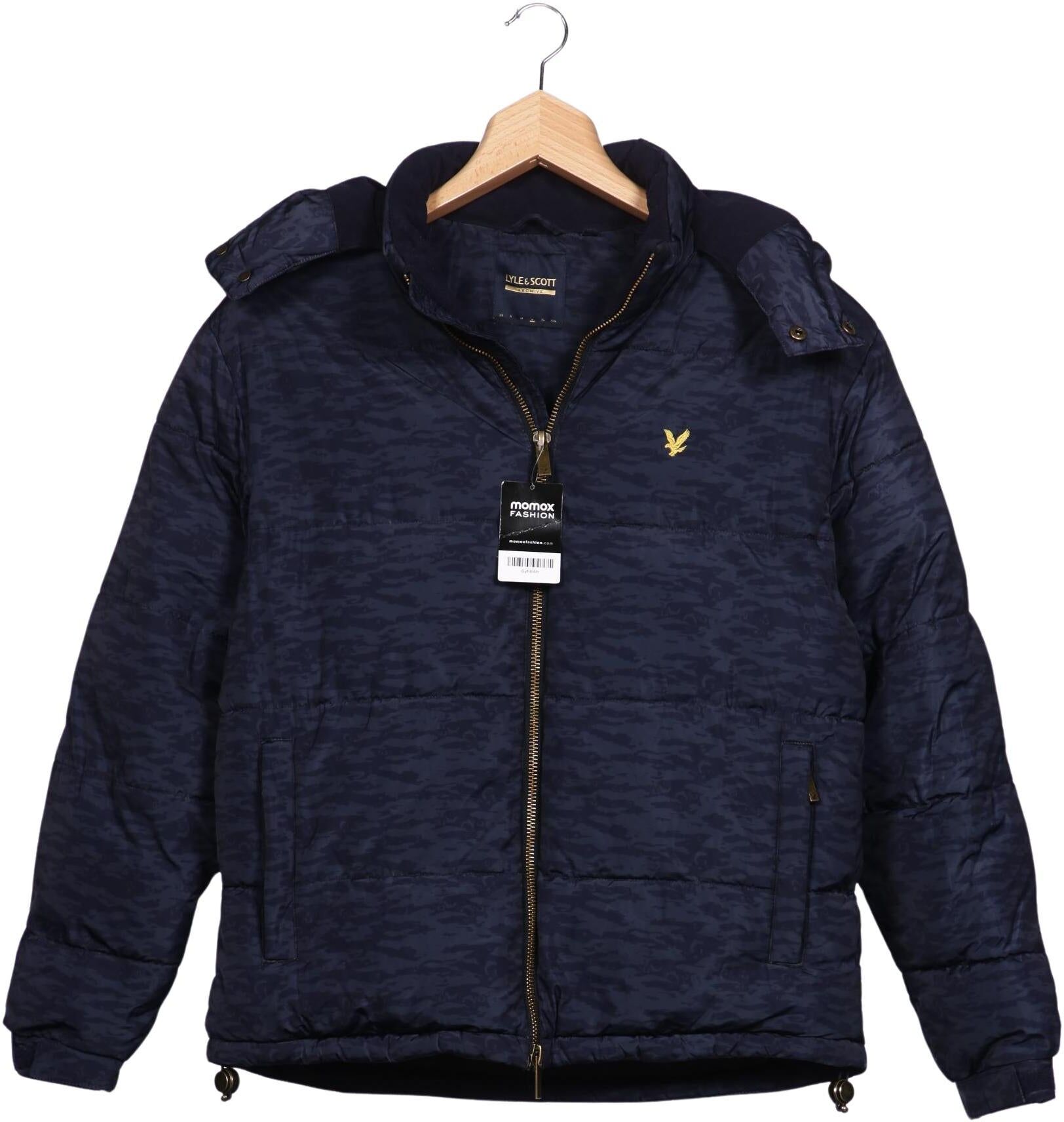 Lyle & Scott Herren Jacke, Marineblau, Gr. L, Synthetik - Second Hand