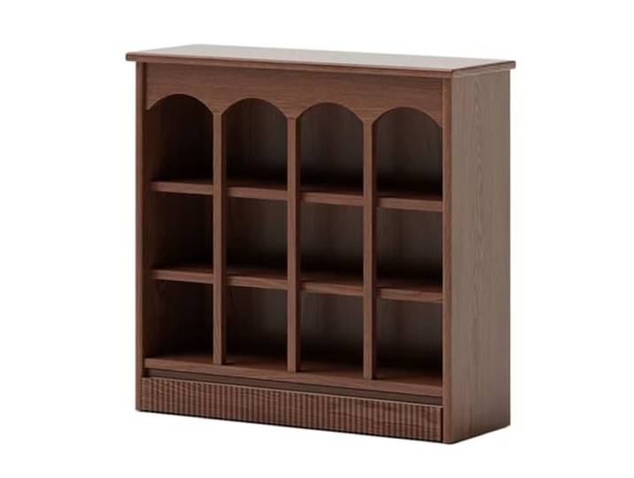 Vituord Kaffeetassen-Display, 12 Holzböden mit Vitrine, schwimmende Regale und Tassen-Organizer, mit Schublade, oberer Tischständer, für Wohnzimmer, Küche und Büro A